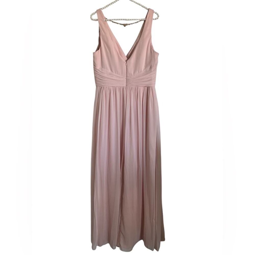 Jenny Packham Light Pink Blush Chiffon Gown 12 formal dress JP1005 prom